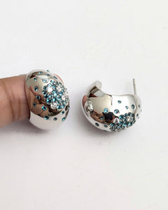 Starry night stud earrings