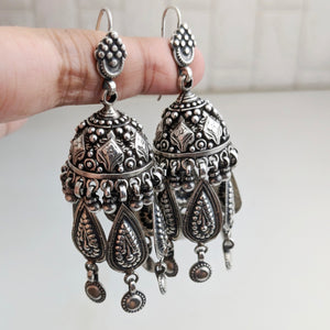 Fine silver jhumki