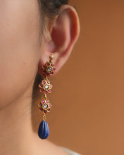 Lapiz drop earrings