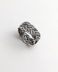 Braided band ring