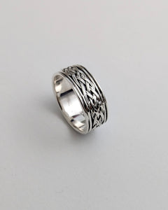 Braided band ring