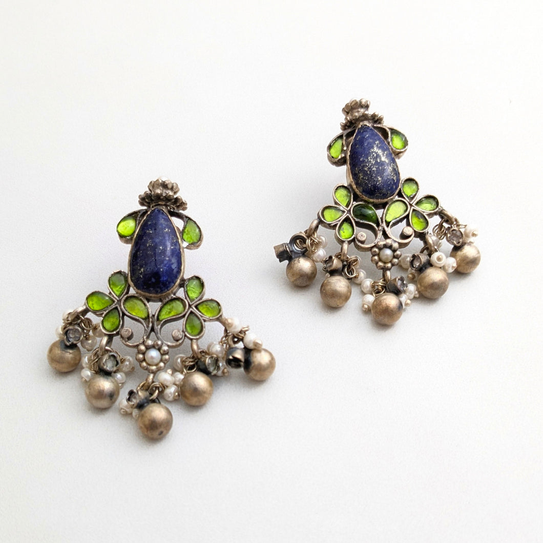 Lapiz and meena earrings